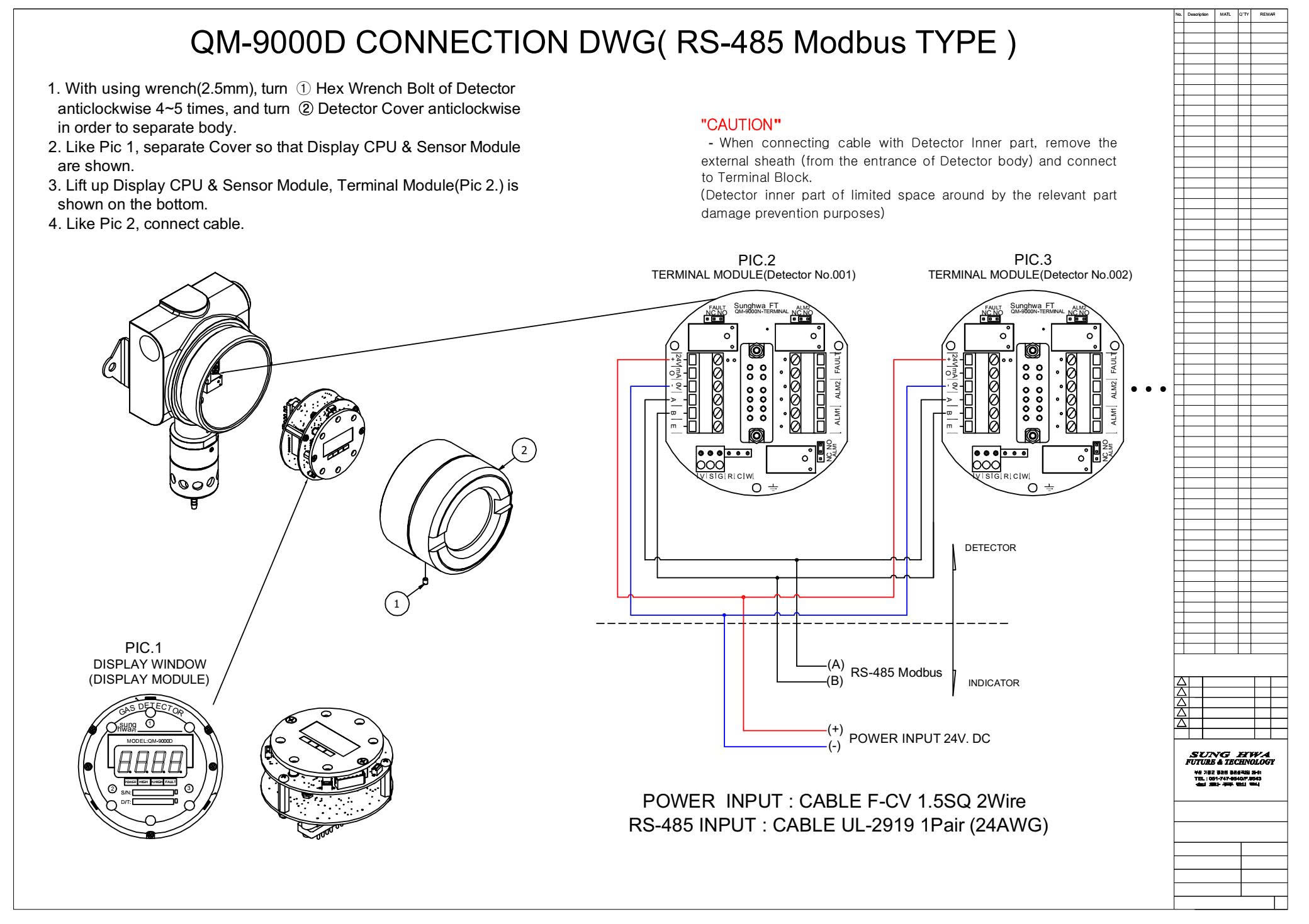 connection-dwg-rs-485-qm-9000-sunghwa