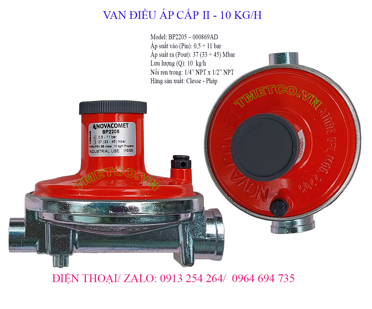 Van giảm áp gas BP2205 – 000869AD | Công ty TNHH công nghệ cơ nhiệt ...