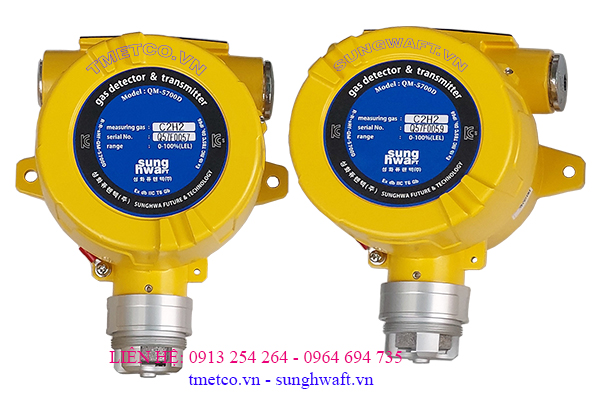 Đầu báo rò rỉ Acetylene Sunghwa QM-5700D (C2H2)