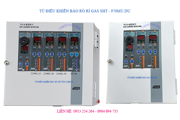 Tủ điều khiển báo rò rỉ gas SHT-970MU. DU