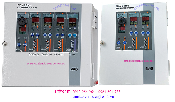 Tủ điều khiển báo rò rỉ gas SHT-970MU. DU