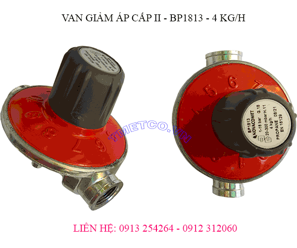 Van điều áp gas LPG 4 kg-h BP 1813-00780AB